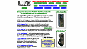 What Lifecorporation.com website looked like in 2018 (5 years ago)