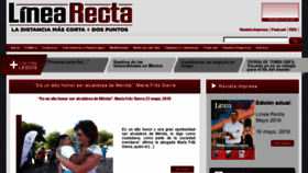 What Linearecta.com.mx website looked like in 2018 (5 years ago)