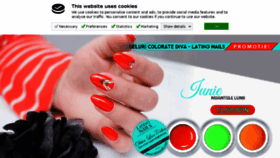 What Latinonails.ro website looked like in 2018 (5 years ago)