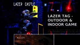 What Lazercastle.com website looked like in 2018 (5 years ago)