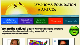 What Lymphomahelp.org website looked like in 2018 (5 years ago)