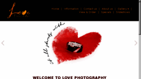 What Lovephoto.com website looked like in 2018 (5 years ago)