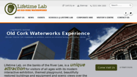 What Lifetimelab.ie website looked like in 2018 (5 years ago)