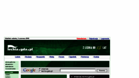 What Lechia.gda.pl website looked like in 2018 (5 years ago)