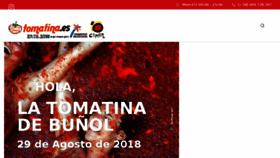 What Latomatina.net website looked like in 2018 (5 years ago)