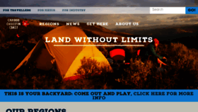 What Landwithoutlimits.com website looked like in 2018 (5 years ago)