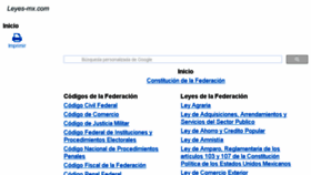 What Leyes-mx.com website looked like in 2018 (5 years ago)