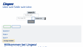 What Lingwa.de website looked like in 2018 (6 years ago)