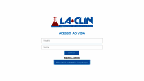 What Lablaclin.sisvida.com.br website looked like in 2018 (5 years ago)