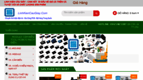 What Linhkiencaugiay.com website looked like in 2018 (5 years ago)