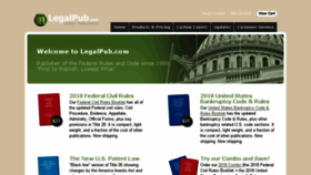 What Legalpub.com website looked like in 2018 (6 years ago)