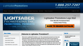 What Lightsaberpromotions.com website looked like in 2018 (5 years ago)