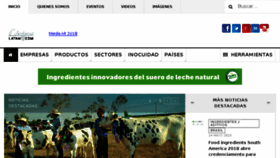 What Lacteoslatam.com website looked like in 2018 (5 years ago)