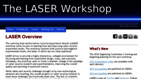 What Laser-workshop.org website looked like in 2018 (5 years ago)