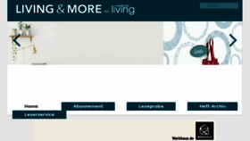 What Livingandmore.de website looked like in 2018 (5 years ago)