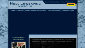 What Lifesavingmuseum.org website looked like in 2018 (5 years ago)