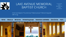 What Lakeavebaptist.org website looked like in 2018 (5 years ago)