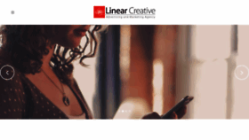 What Linearcreative.com website looked like in 2018 (5 years ago)