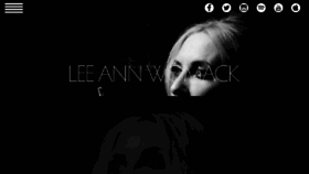 What Leeannwomack.com website looked like in 2018 (5 years ago)