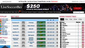 What Livesoccerbet.com website looked like in 2018 (5 years ago)