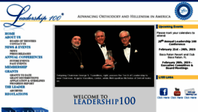 What Leadership100.org website looked like in 2018 (5 years ago)
