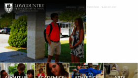What Lowcountryprep.org website looked like in 2018 (5 years ago)