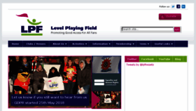What Levelplayingfield.org.uk website looked like in 2018 (5 years ago)