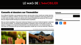What Lemagdelimmobilier.com website looked like in 2018 (6 years ago)