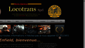What Locotrans.be website looked like in 2018 (5 years ago)