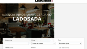 What Ladosada.com website looked like in 2018 (5 years ago)