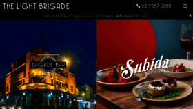 What Lightbrigade.com.au website looked like in 2018 (5 years ago)