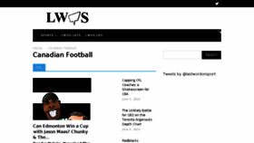 What Lastwordoncanadianfootball.com website looked like in 2018 (5 years ago)