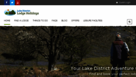 What Lakedistrictlodgeholidays.co.uk website looked like in 2018 (5 years ago)