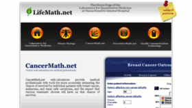 What Lifemath.net website looked like in 2018 (6 years ago)