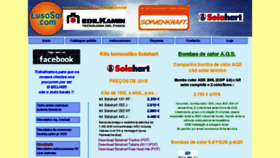 What Lusosol.com website looked like in 2018 (5 years ago)