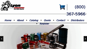 What Lyonindustries.com website looked like in 2018 (5 years ago)