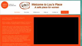 What Lousplace.com.au website looked like in 2018 (5 years ago)