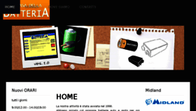 What Lacasadellabatteria.com website looked like in 2018 (5 years ago)