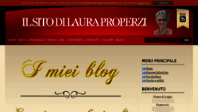 What Lauraproperzi.it website looked like in 2018 (5 years ago)