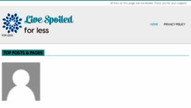 What Livespoiled.com website looked like in 2018 (5 years ago)
