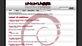What Linuxlasse.net website looked like in 2018 (5 years ago)