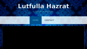 What Lutfullahazrat.com website looked like in 2018 (5 years ago)