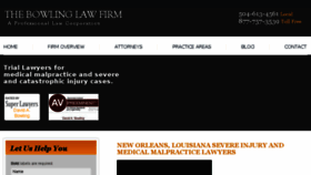 What Lawbowling.com website looked like in 2018 (7 years ago)
