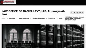 What Lawofficedaniellevy.com website looked like in 2018 (5 years ago)