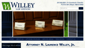 What Larrywilley.com website looked like in 2018 (5 years ago)