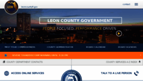 What Leoncountyfl.gov website looked like in 2018 (5 years ago)