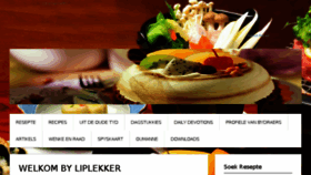 What Liplekker.co.za website looked like in 2018 (5 years ago)