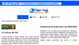 What Ligarhost.com.br website looked like in 2018 (5 years ago)