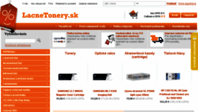 What Lacnetonery.sk website looked like in 2018 (5 years ago)