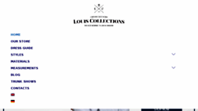 What Louiscollections.com website looked like in 2018 (5 years ago)